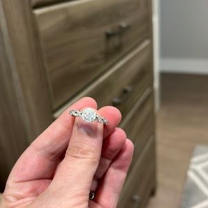 Leo First Light engagement ring